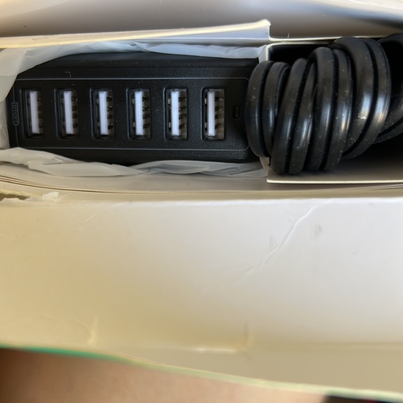 USB charger 60W 12A 6port desktop usb charging station with iSmart multiple NWT - Picture 7 of 11